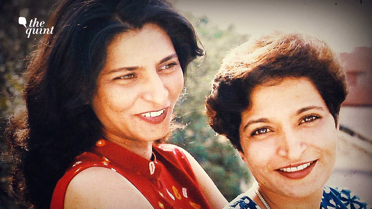<div class="paragraphs"><p>Gauri Lankesh (right) with her sister Kavitha Lankesh</p></div>