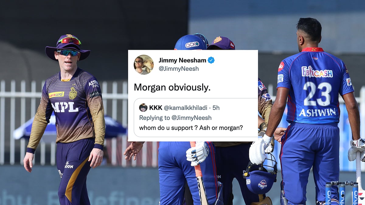 <div class="paragraphs"><p>James Neesham has said he supports Eoin Morgan in the confrontation he had with Ashwin.</p></div>