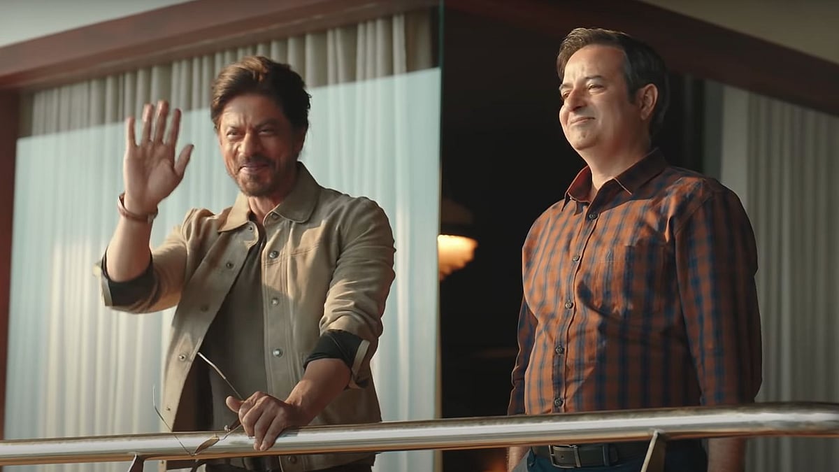 <div class="paragraphs"><p>Shah Rukh Khan in a promotional campaign for Disney+ Hotstar.&nbsp;</p></div>