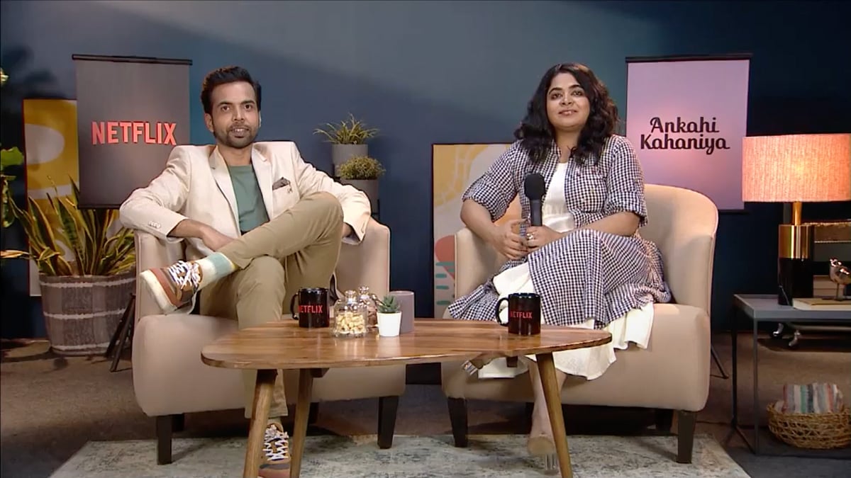 <div class="paragraphs"><p>Abhishek Banerjee and Ashwini Iyer Tiwari for Netflix Anthology <em>Ankahi Kahaniya.</em></p></div>