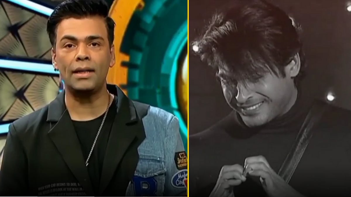 <div class="paragraphs"><p>Karan Johar during the <em>Bigg Boss OTT </em>tribute to late Sidharth Shukla.</p></div>