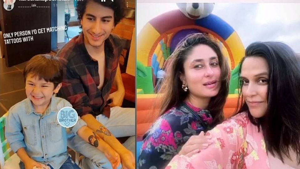 <div class="paragraphs"><p>Kareena Kapoor Khan has shared photos from Soha Ali Khan &amp; Kunal Kemmu's daughter Inaaya's birthday bash.</p></div>