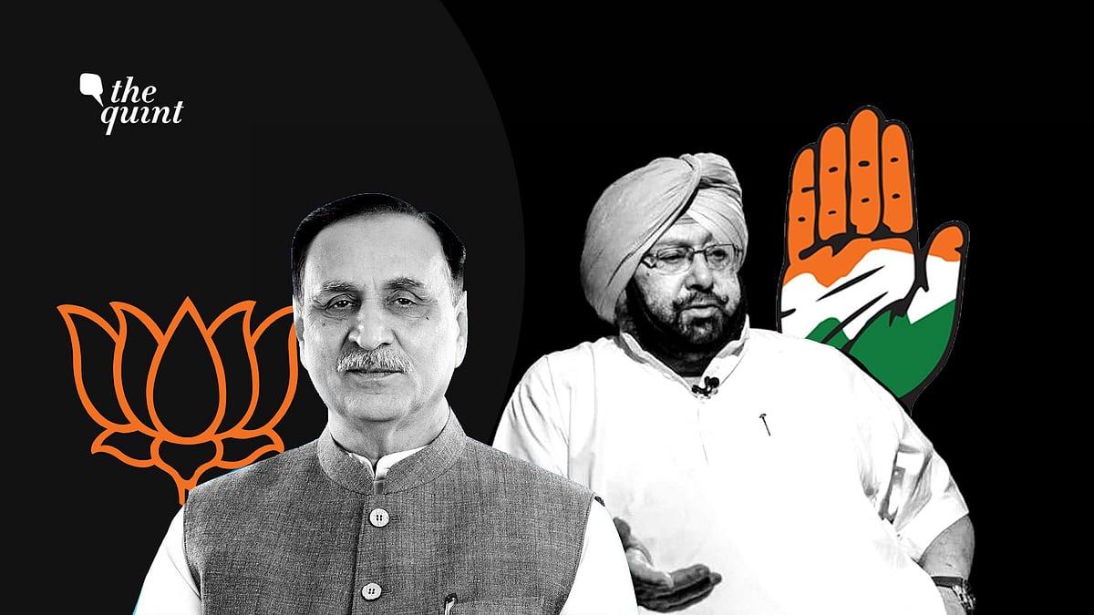 <div class="paragraphs"><p>Former Punjab chief minister Amarinder Singh and former Gujarat chief minister Vijay Rupani. </p></div>
