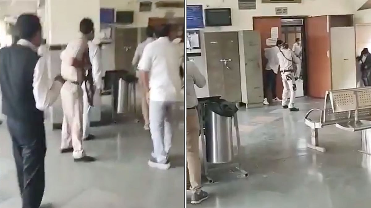 <div class="paragraphs"><p>Three people, including gangster Jitender Gogi, were killed in a shootout at Delhi's Rohini court premises.</p></div>