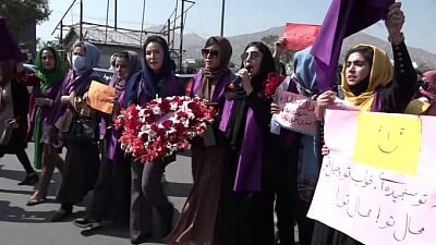 <div class="paragraphs"><p>Women stage protest in Kabul against Taliban policies. Image used for representational purposes only.</p></div>