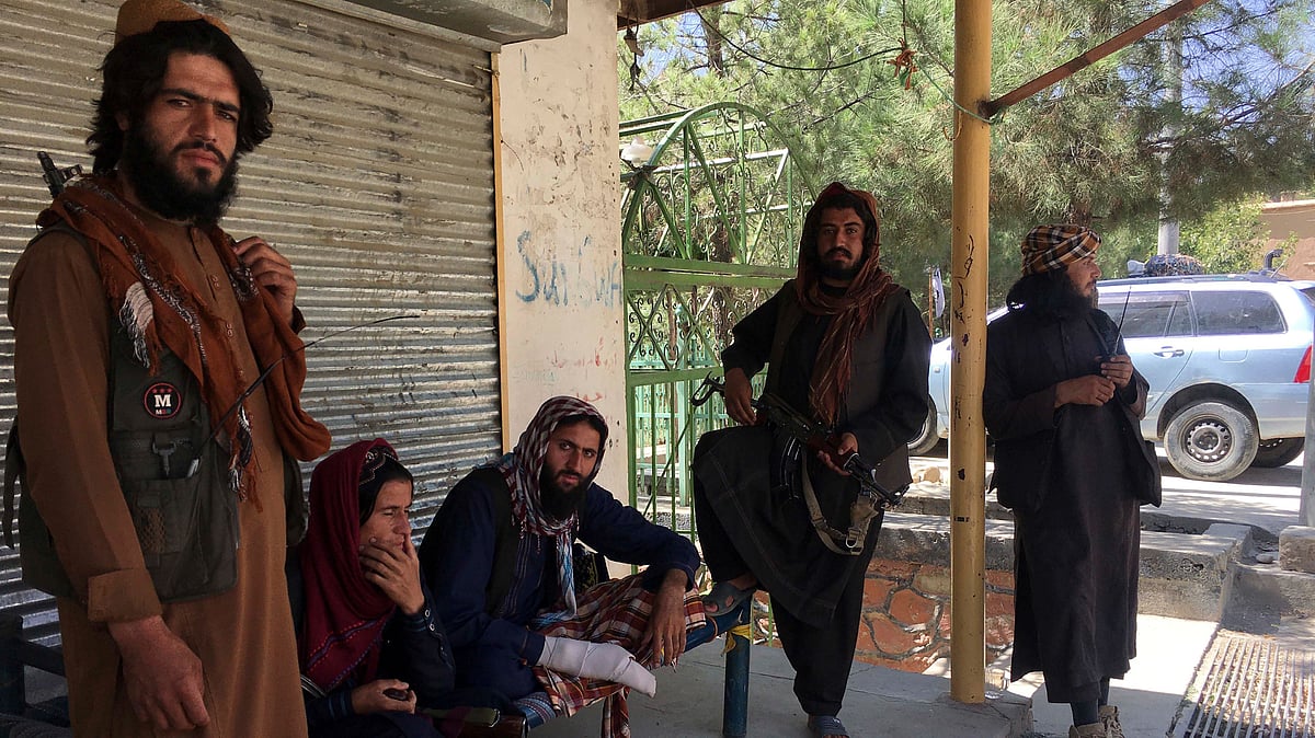 <div class="paragraphs"><p>Taliban soldiers stand guard in Panjshir province, northeastern of Afghanistan, 9 September.</p></div>