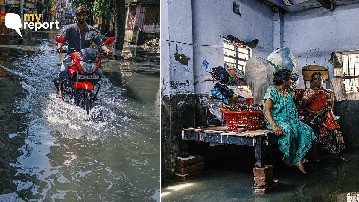 <div class="paragraphs"><p>Streets in Kolkata were waterlogged after heavy rainfall. </p></div>