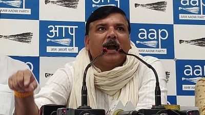 <div class="paragraphs"><p>File photo of AAP leader Sanjay Singh.</p></div>
