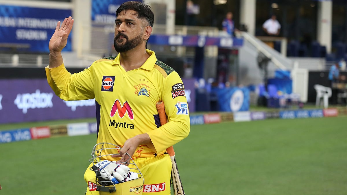 <div class="paragraphs"><p>MS Dhoni after the match against Delhi Capitals.</p></div>