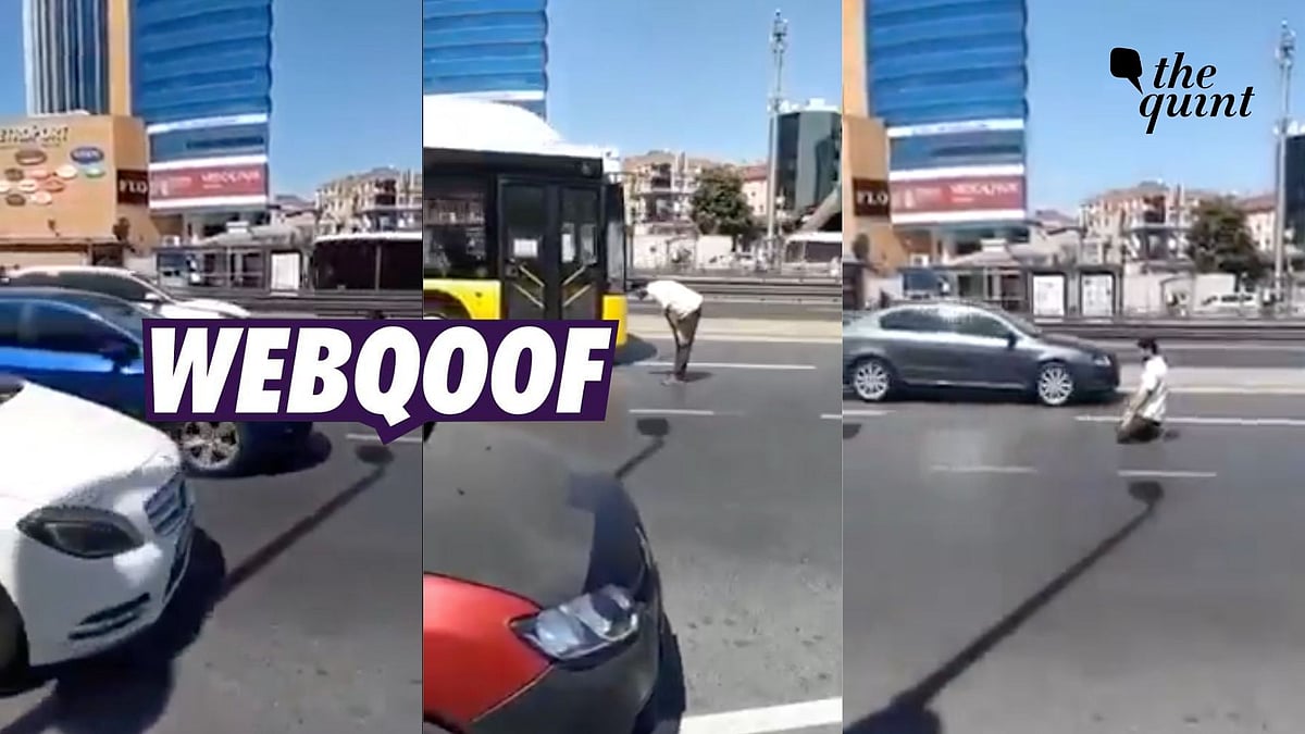 <div class="paragraphs"><p>A video of a man praying in the middle of the road in Istanbul was falsely claimed to be from London.</p></div>