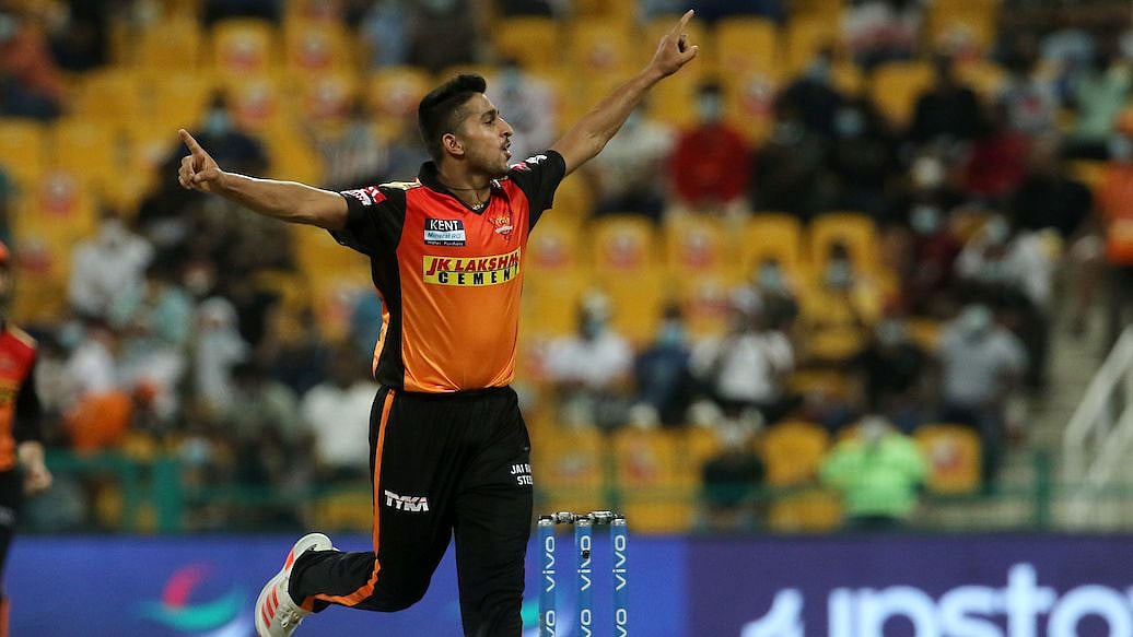 <div class="paragraphs"><p>Umran Malik has been troubling batters with his searing pace.</p></div>