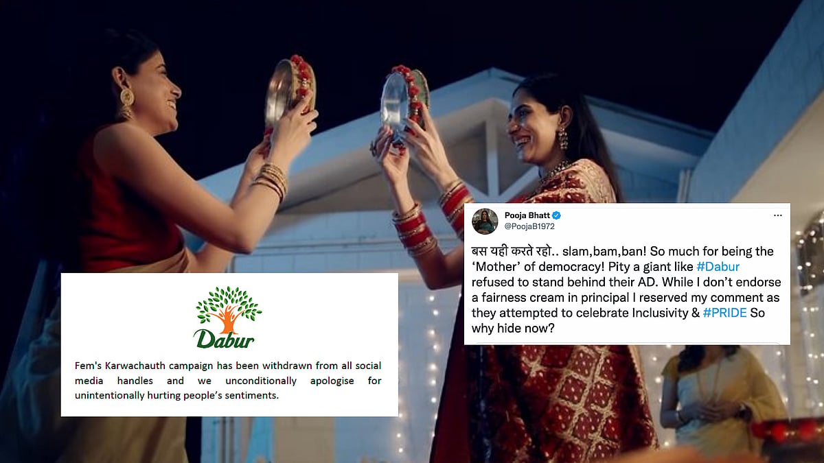 <div class="paragraphs"><p>Dabur withdraws Fem ad featuring same-sex couple celebrating Karwa Chauth.</p></div>