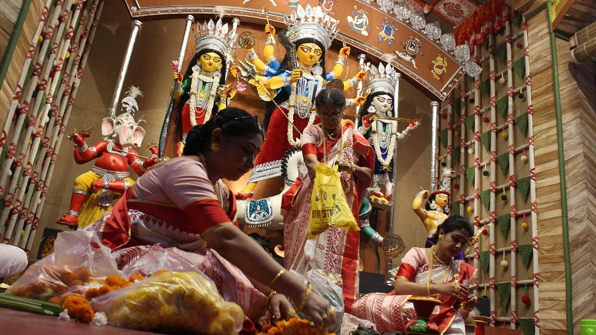 <div class="paragraphs"><p>Image of Durga Puja preparations used for representation purpose.</p></div>