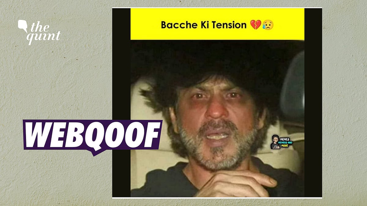 <div class="paragraphs"><p>Fact-Check |The viral photograph showing Shah Rukh Khan in distress is four years old and not linked to the recent drugs case against his son.</p></div>