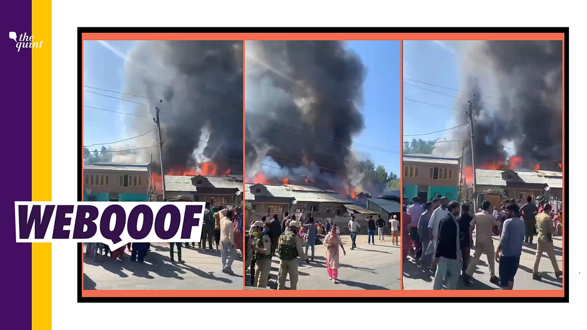 <div class="paragraphs"><p>Fact-Check | The video of structures on fire was from Parimpora, Srinagar and not Shopian district of Kashmir.</p></div>
