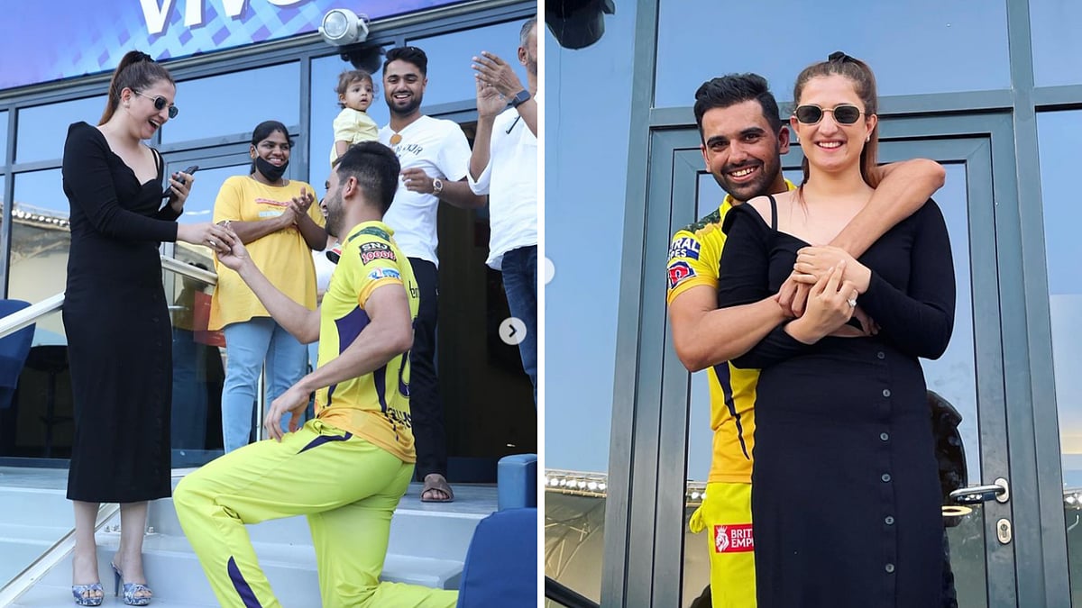 <div class="paragraphs"><p>Deepak Chahar proposed to his girlfriend after IPL 2021 match against Punjab Kings.</p></div>