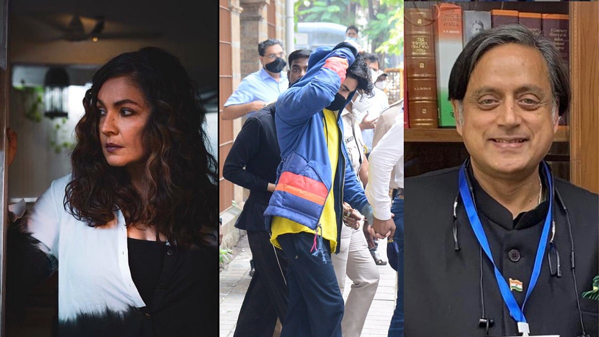 <div class="paragraphs"><p>Pooja Bhatt, Hansal Mehta, and Shashi Tharoor support Shah Rukh Khan and Gauri Khan amid Aryan Khan's arrest.</p></div>