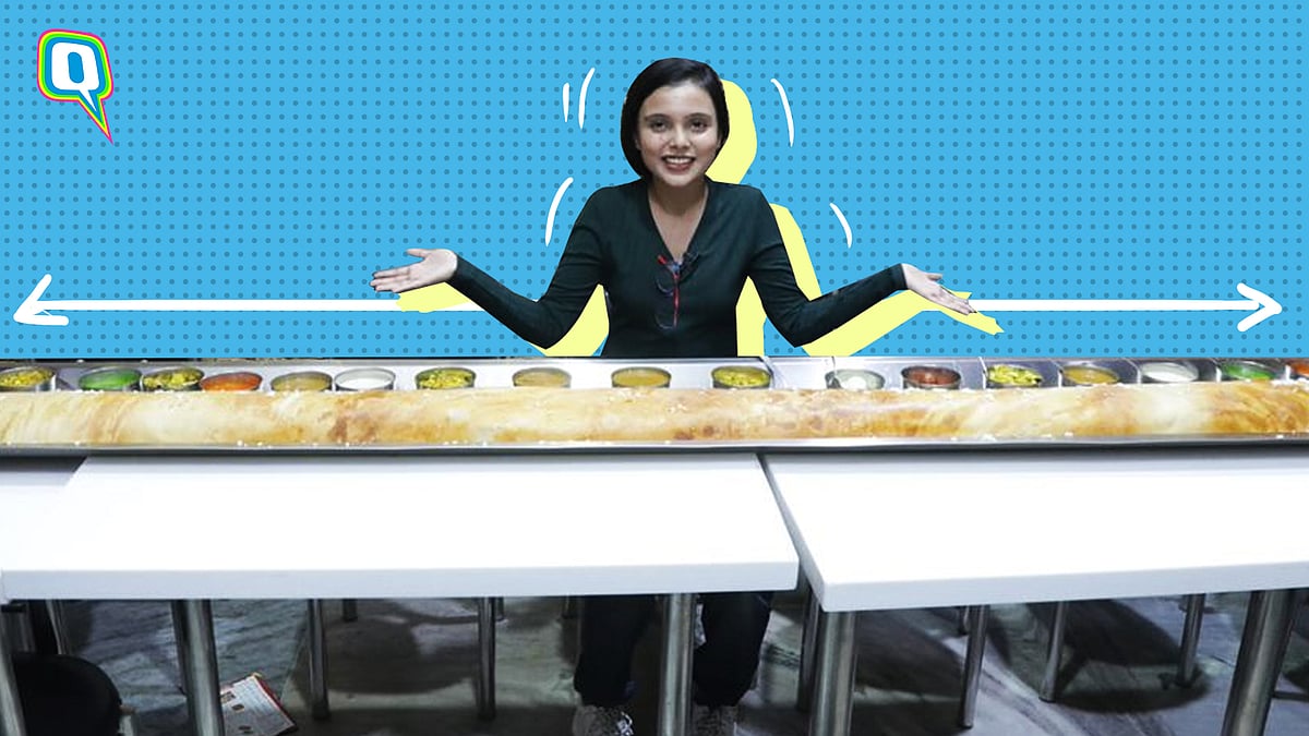 <div class="paragraphs"><p>Can you eat 7 feet Dosa?</p></div>