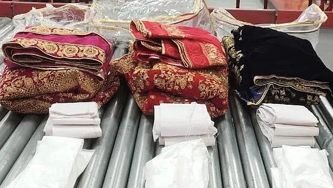 <div class="paragraphs"><p>NCB Bengaluru seizes 3 kg drugs that were concealed in lehengas.</p></div>