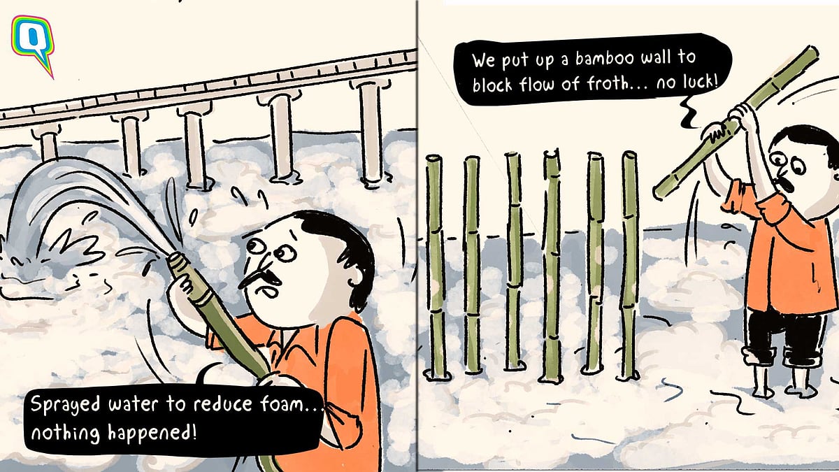 <div class="paragraphs"><p>Even with the blanket of hazardous, white foam being a recurring occurrence on banks of Yamuna in Delhi, the authorities have largely shied away from taking necessary remedial measures.</p></div>