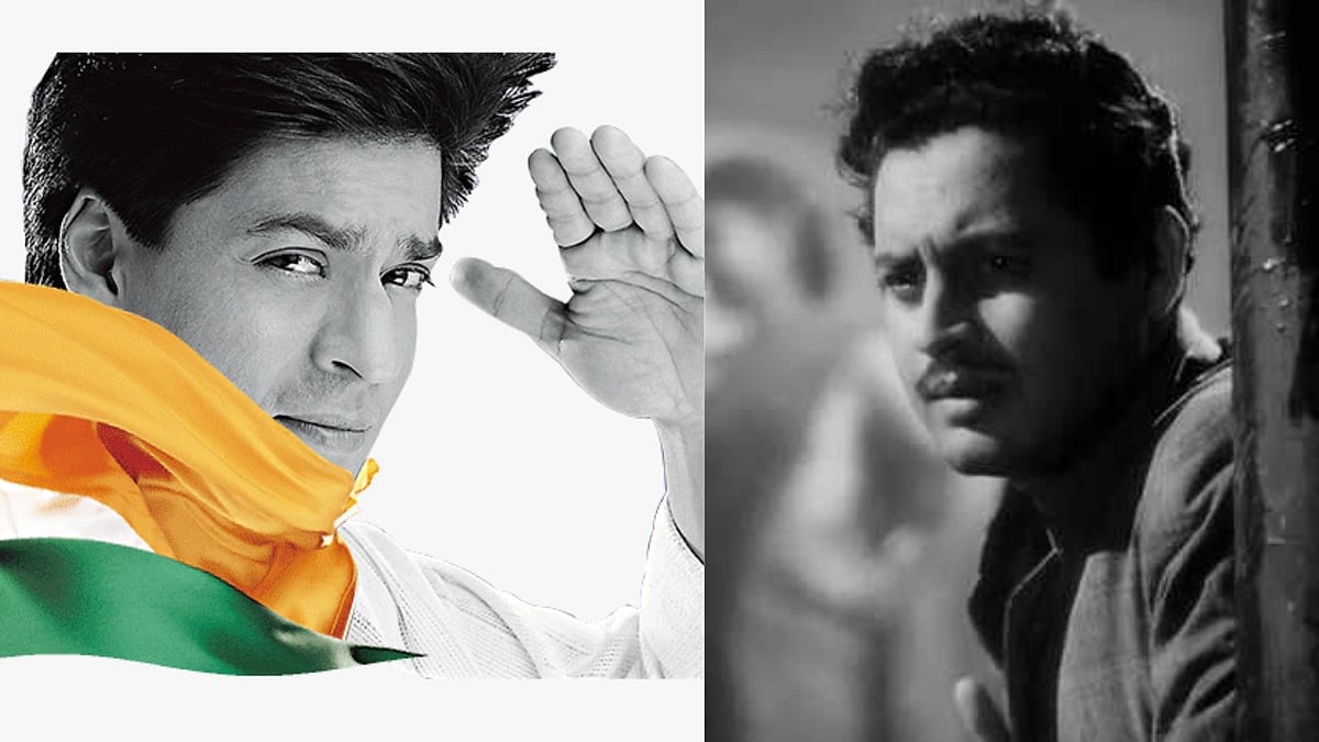 <div class="paragraphs"><p>Shah Rukh Khan in <em>Phir Bhi Dil Hai Hindustani </em>and Guru Dutt in <em>Pyaasa.</em></p></div>