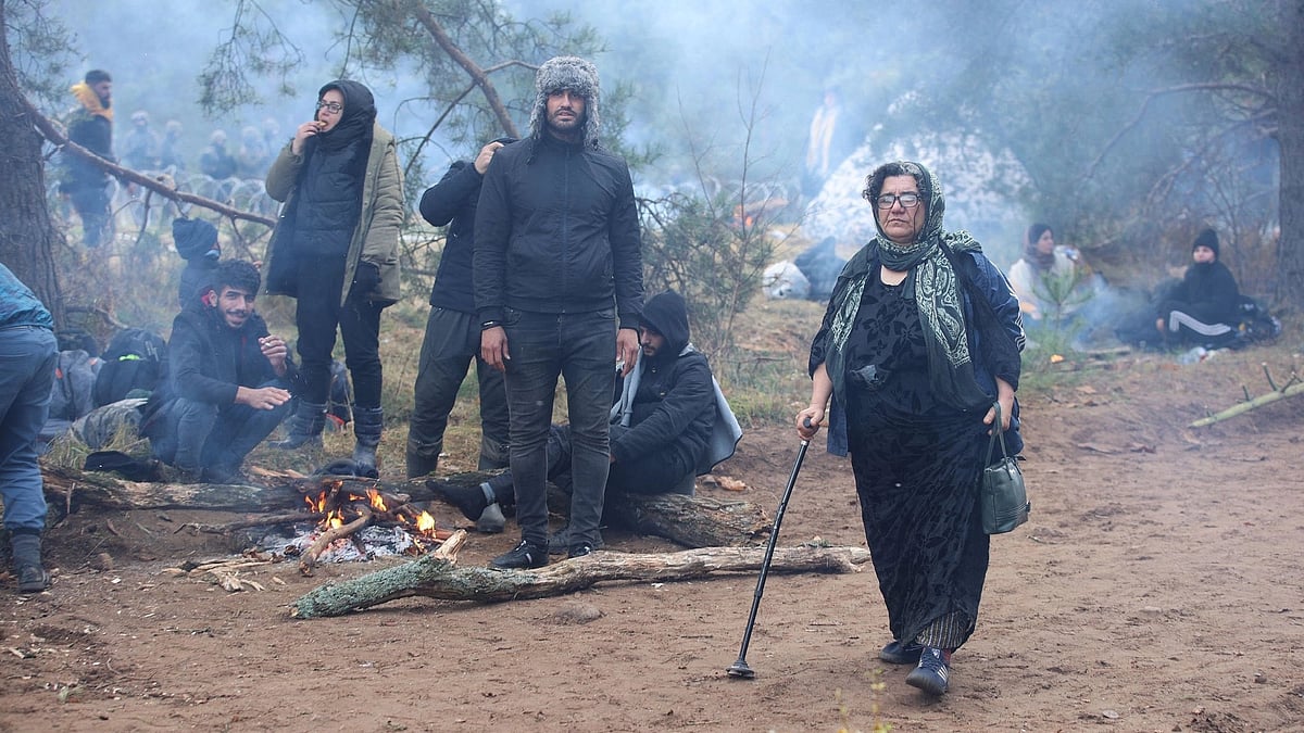 <div class="paragraphs"><p>Migrants, mostly from middle-eastern countries, are being pushed back from the Polish border.</p></div>
