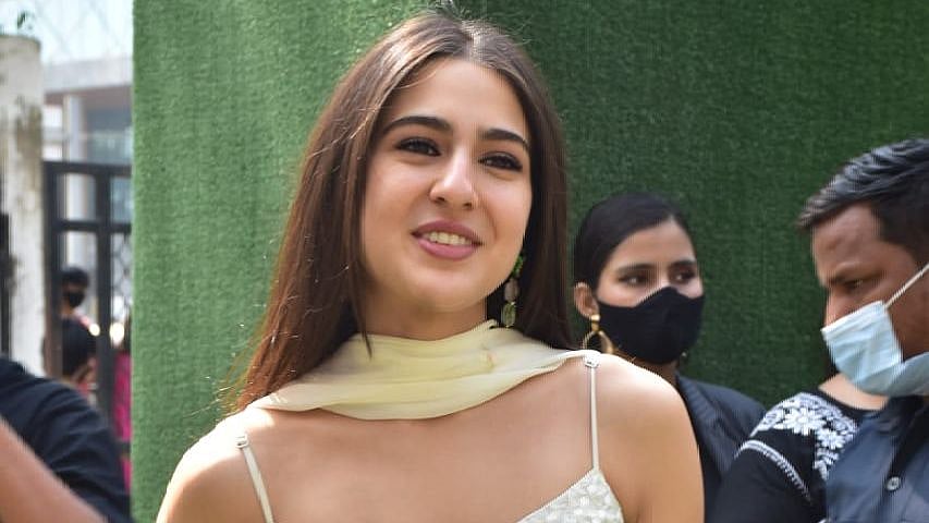 <div class="paragraphs"><p>Sara Ali Khan during a song launch event of <em>Atrangi Re </em>in Mumbai.</p></div>