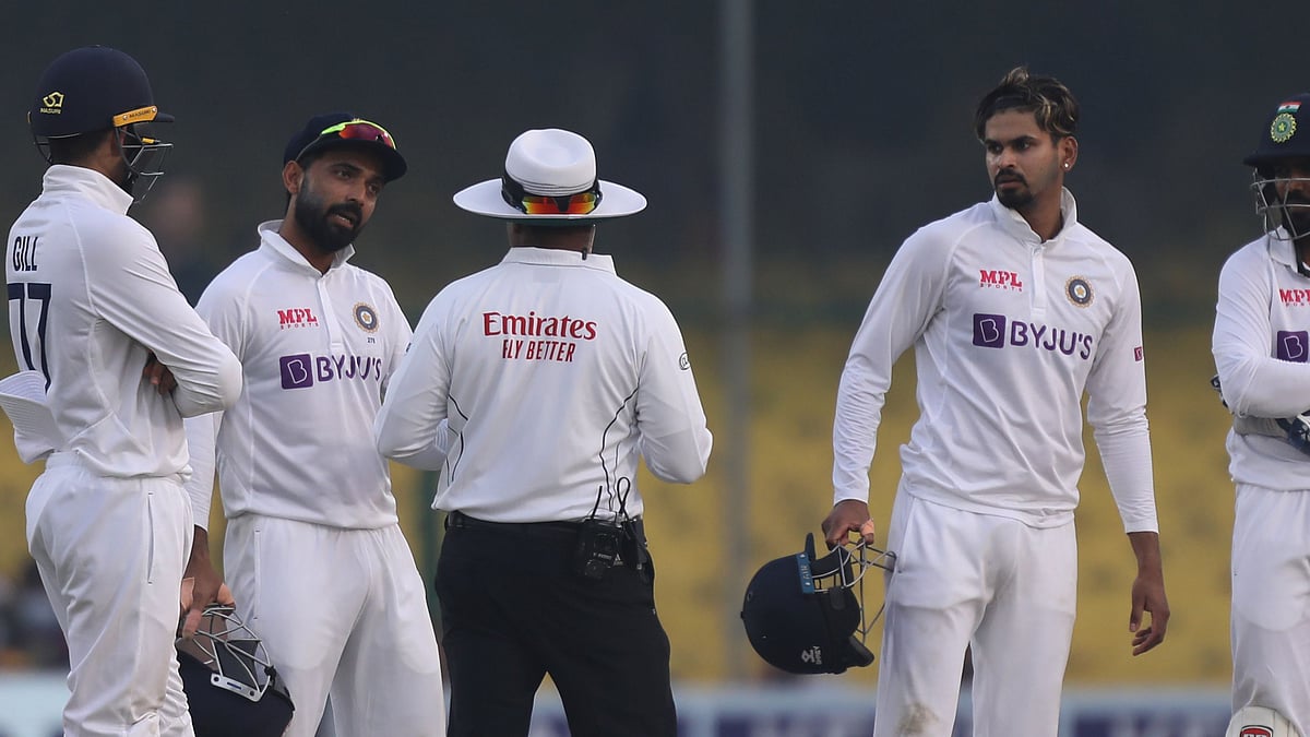 <div class="paragraphs"><p>Latest updates from Day 5 of the Kanpur Test between India and New Zealand.</p></div>