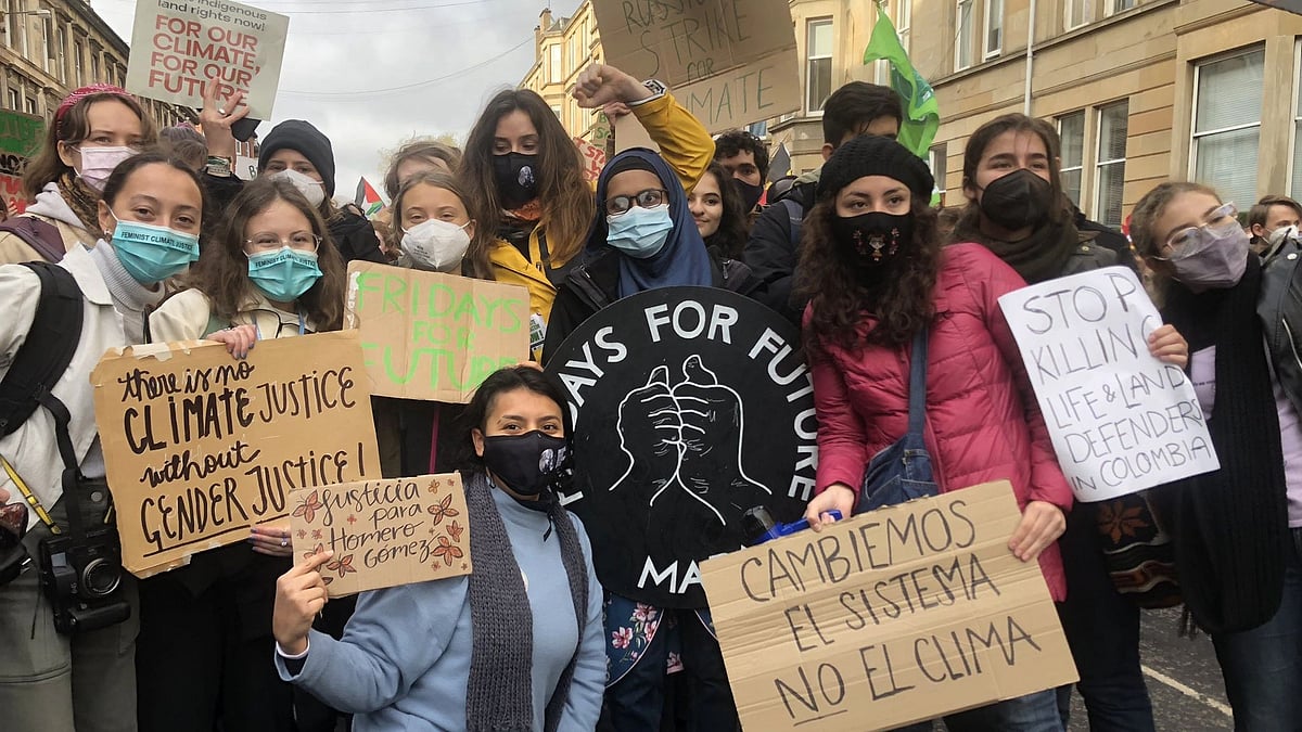 <div class="paragraphs"><p>Activist Vanessa Nakate said at the procession that people in her native Uganda were "being erased" by climate change.</p></div>
