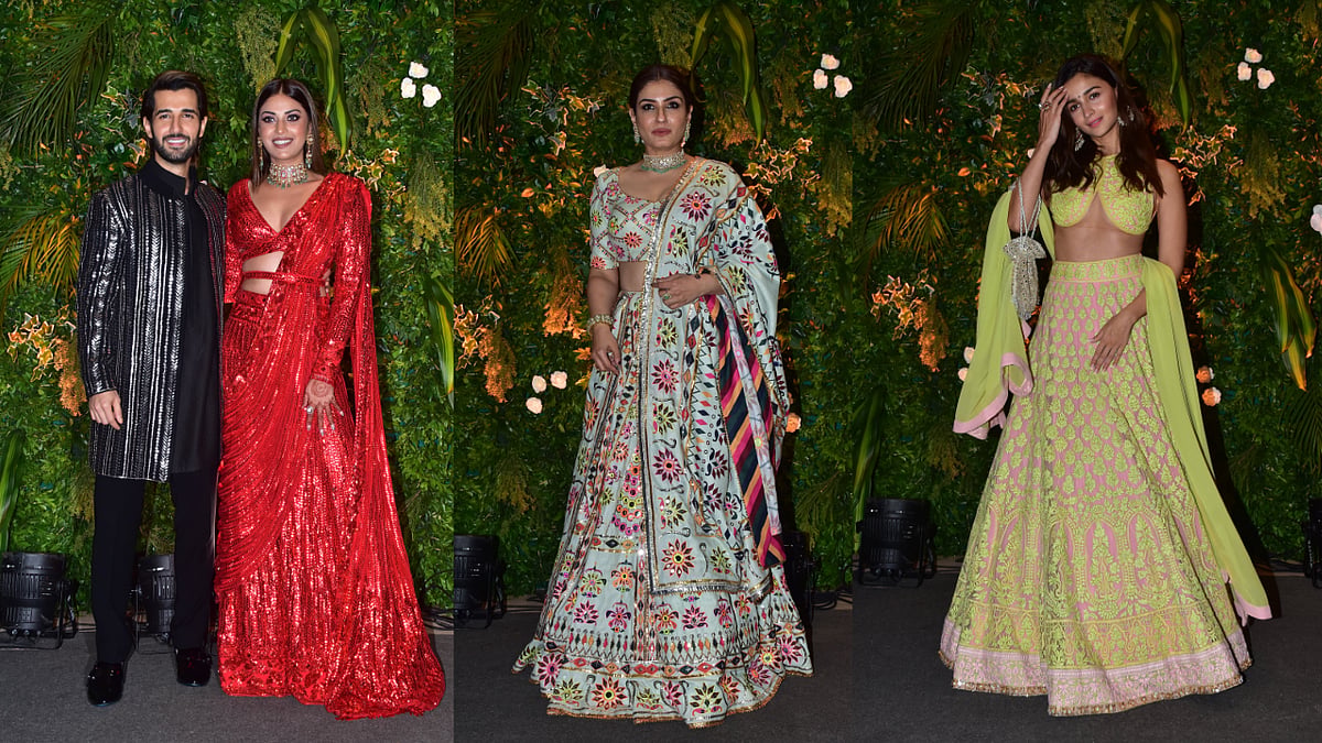 <div class="paragraphs"><p>Raveena Tandon, Alia Bhatt and several celebrities attended Aditya Seal and Anushka Ranjan's sangeet.</p></div>
