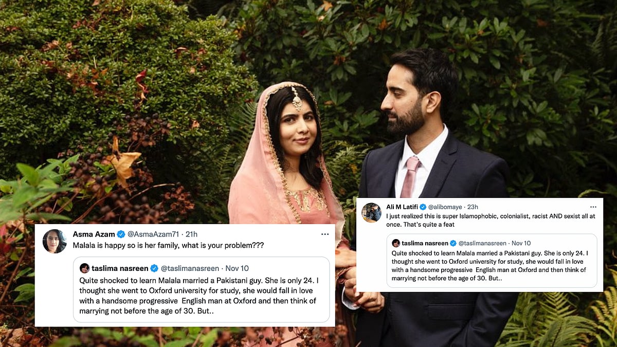 <div class="paragraphs"><p>Users on Twitter call out Taslima Nasreen for shaming Malala Yousafzai for getting married.</p></div>