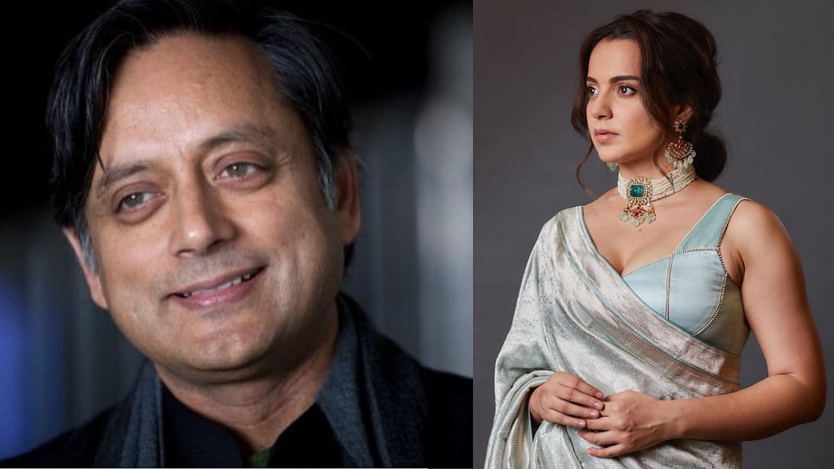 <div class="paragraphs"><p>Shashi Tharoor reacts to Kangana Ranaut calling India's freedom in 1947 'bheek'.</p></div>