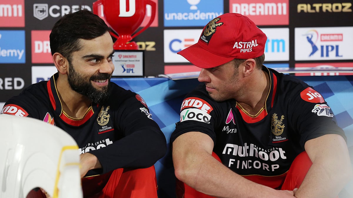 <div class="paragraphs"><p>Virat Kohli and ABD share a light moment. </p></div>