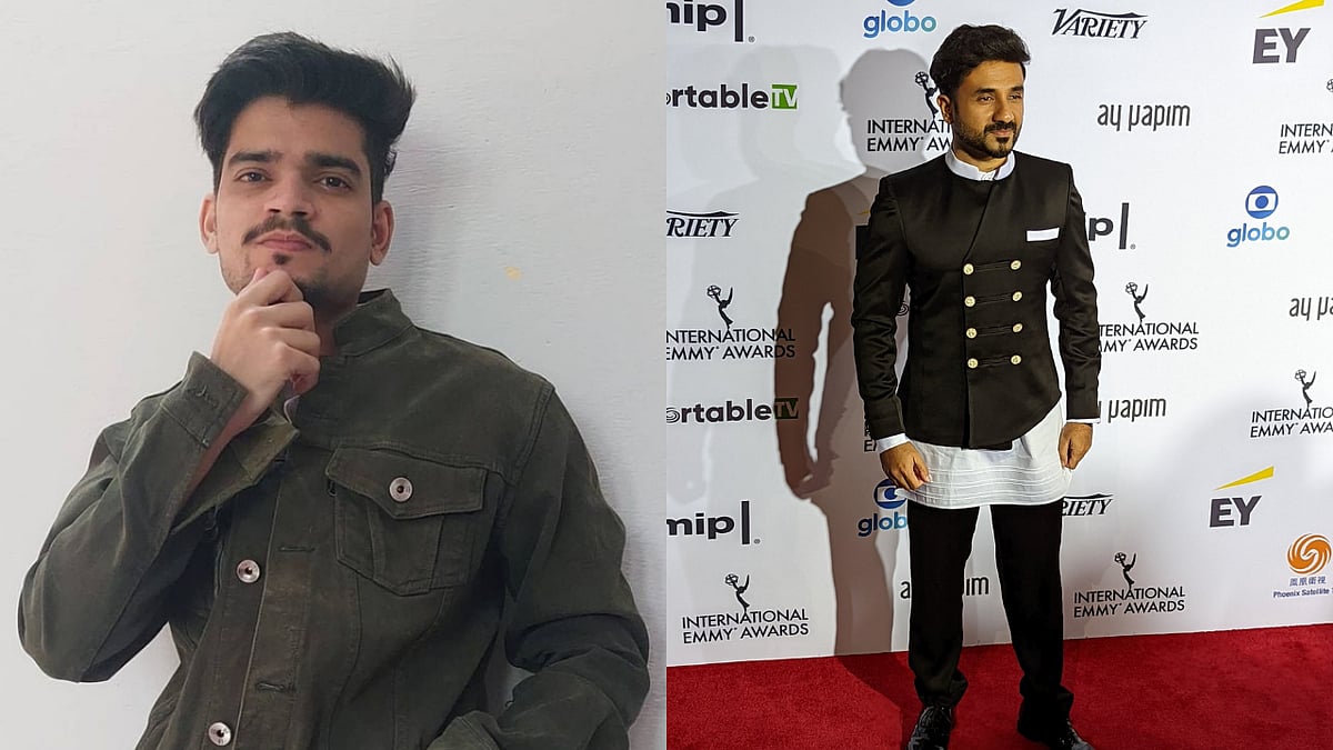 <div class="paragraphs"><p>Vir Das wore an outfit designed by a NIFT student Pradeep Bhatt to the International Emmy Awards.</p></div>