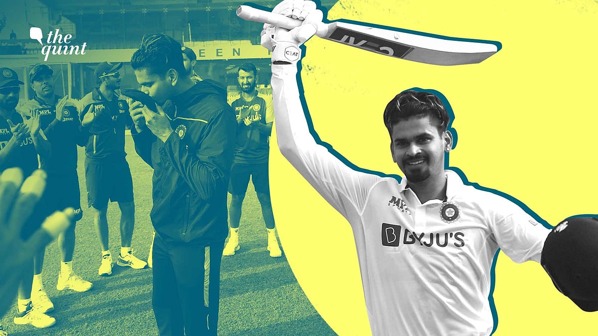 <div class="paragraphs"><p>Shreyas Iyer scored a century on his Test debut, against New Zealand in Kanpur.</p></div>