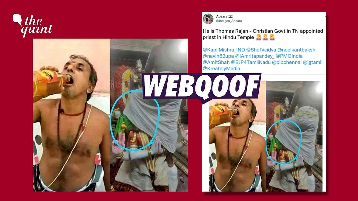 <div class="paragraphs"><p>Old images of a man, claimed to be a priest, were falsely linked to the present DMK government in Tamil Nadu.</p></div>