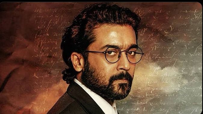 <div class="paragraphs"><p>Suriya in the poster for&nbsp;<em>Jai Bhim.</em></p></div>