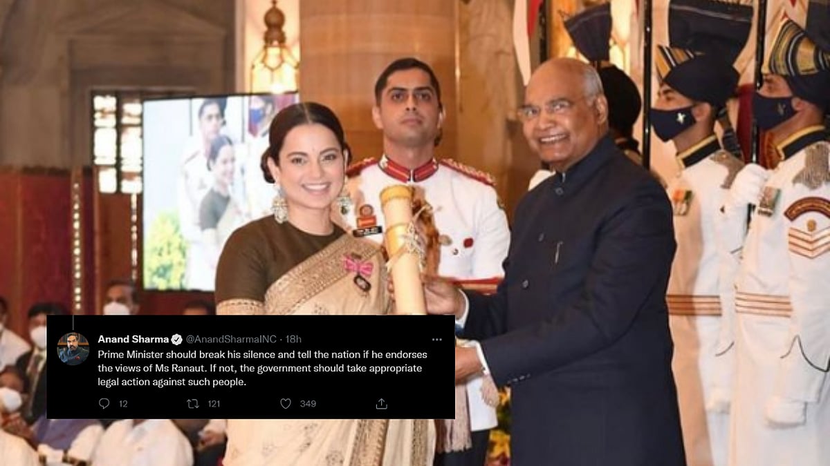 <div class="paragraphs"><p>President Ram Nath Kovind conferred the Padma Shri upon Kangana Ranaut.</p></div>