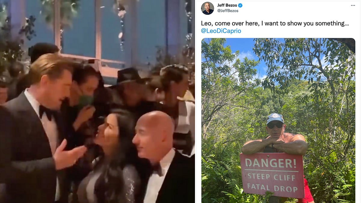 <div class="paragraphs"><p>Viral video of Leonardo DiCaprio, Jeff Bezos and Lauren Sánchez has Twitter on a roll.</p></div>