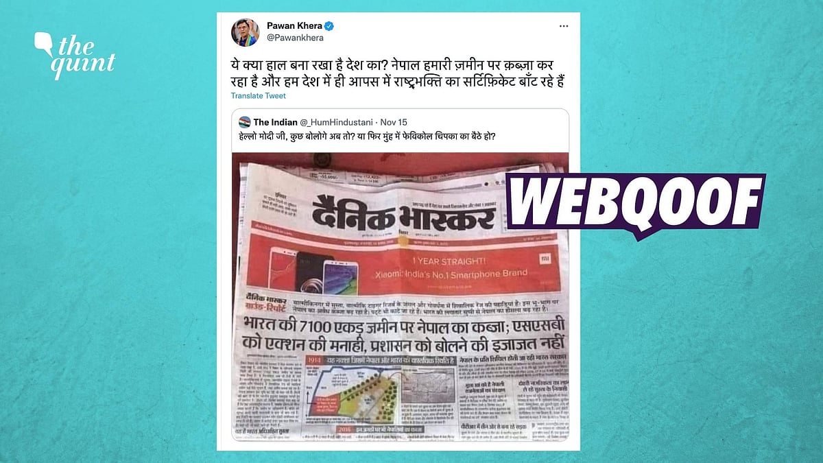 <div class="paragraphs"><p>The claim states that Nepal has occupied Indian land in 2021.</p></div>