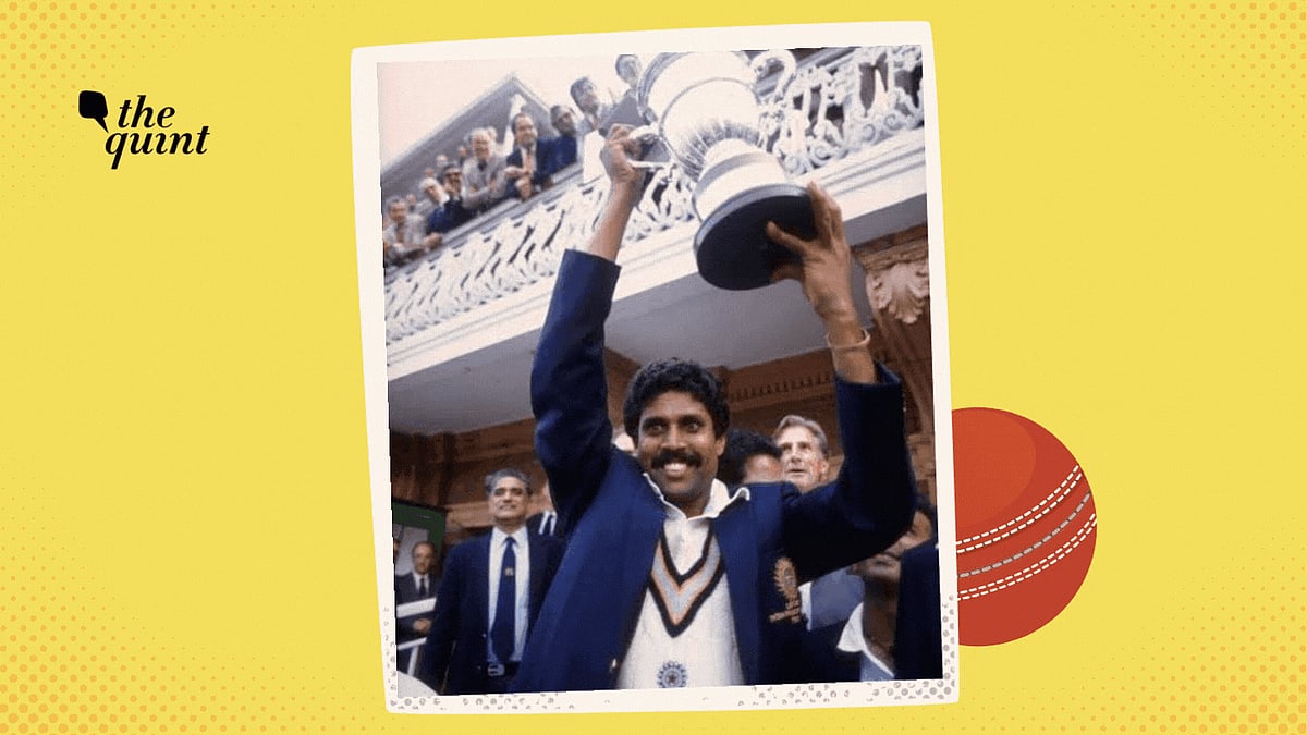 <div class="paragraphs"><p>Former Indian skipper Kapil Dev and Ranveer Singh as Dev in&nbsp;<em>83.</em></p></div>