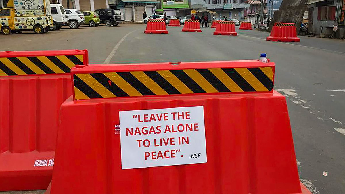 <div class="paragraphs"><p>Mon: A deserted area during a 12-hour Nagaland bandh called by some state organisations over the death of 13 people, who were allegedly killed by the armed forces in Mon district on Monday, 6 December.</p></div>