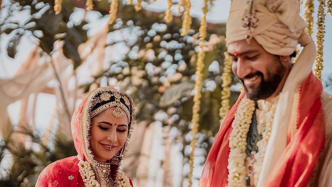 <div class="paragraphs"><p>Vicky Kaushal &amp; Katrina Kaif tied the knot on Thursday, 9 December.</p></div>
