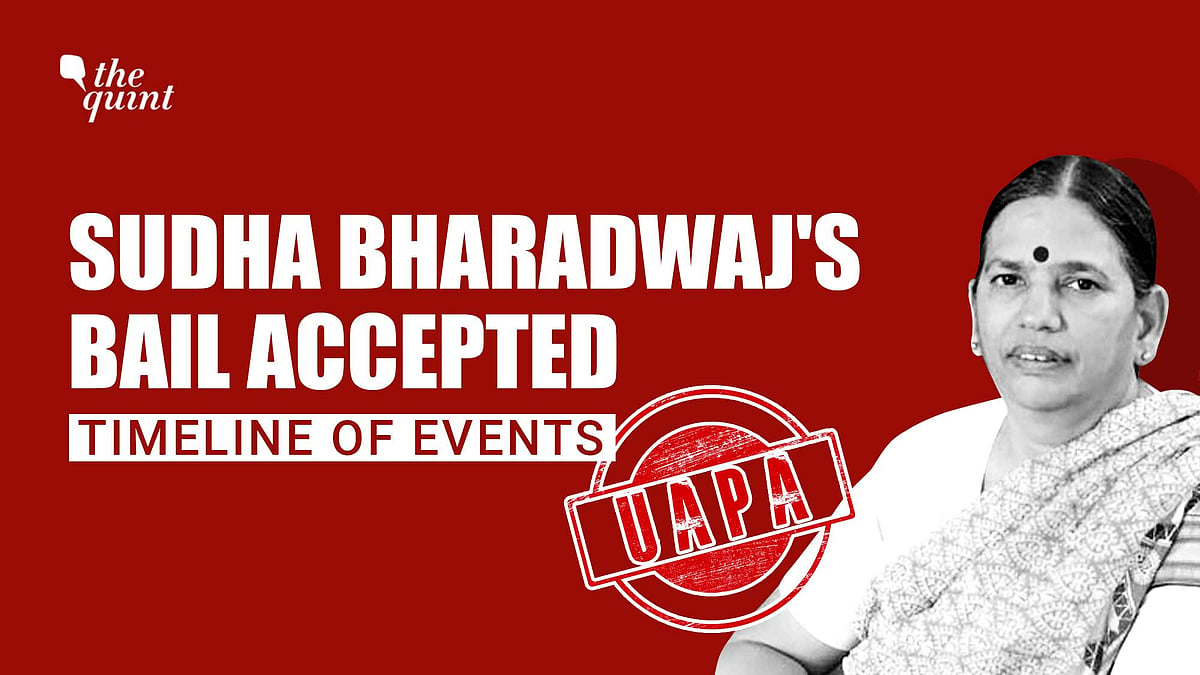 <div class="paragraphs"><p>Bharadwaj was arrested with four other human rights activists on 28 August 2018.</p></div>