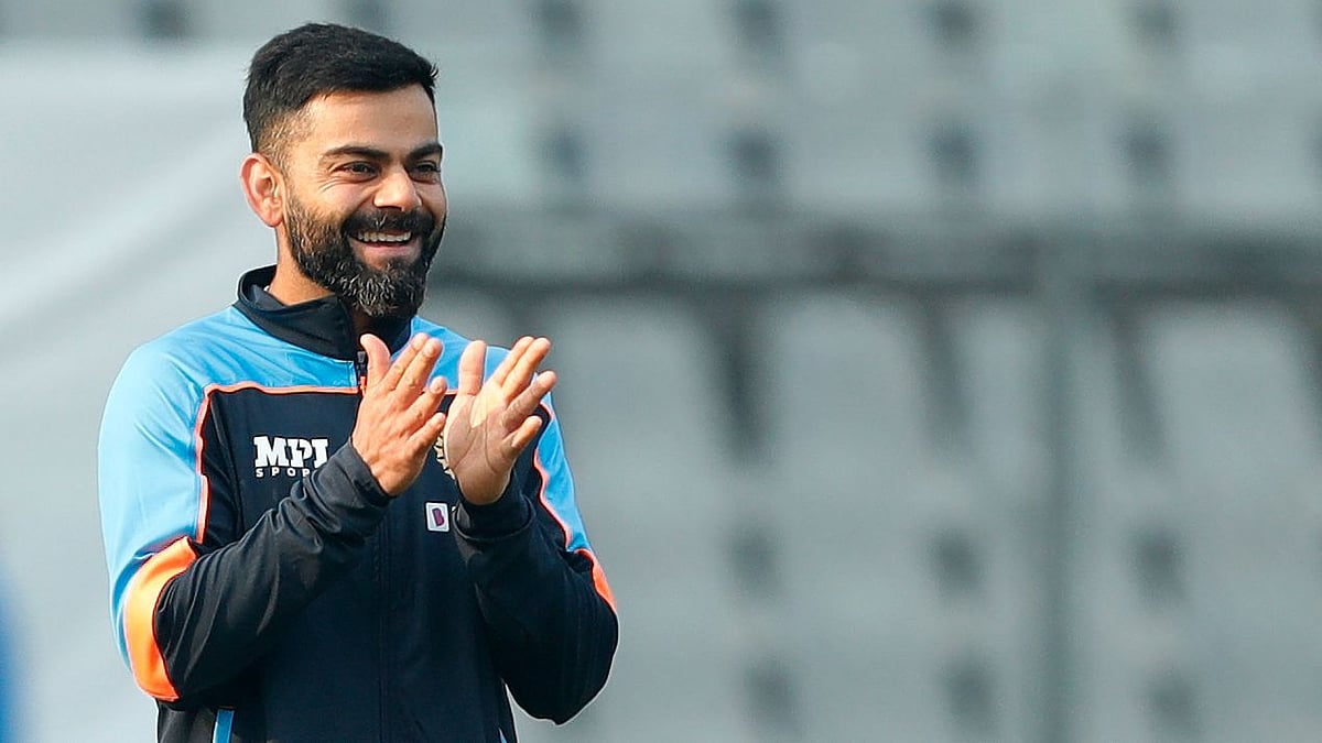 <div class="paragraphs"><p>Virat Kohli during a training session.</p></div>