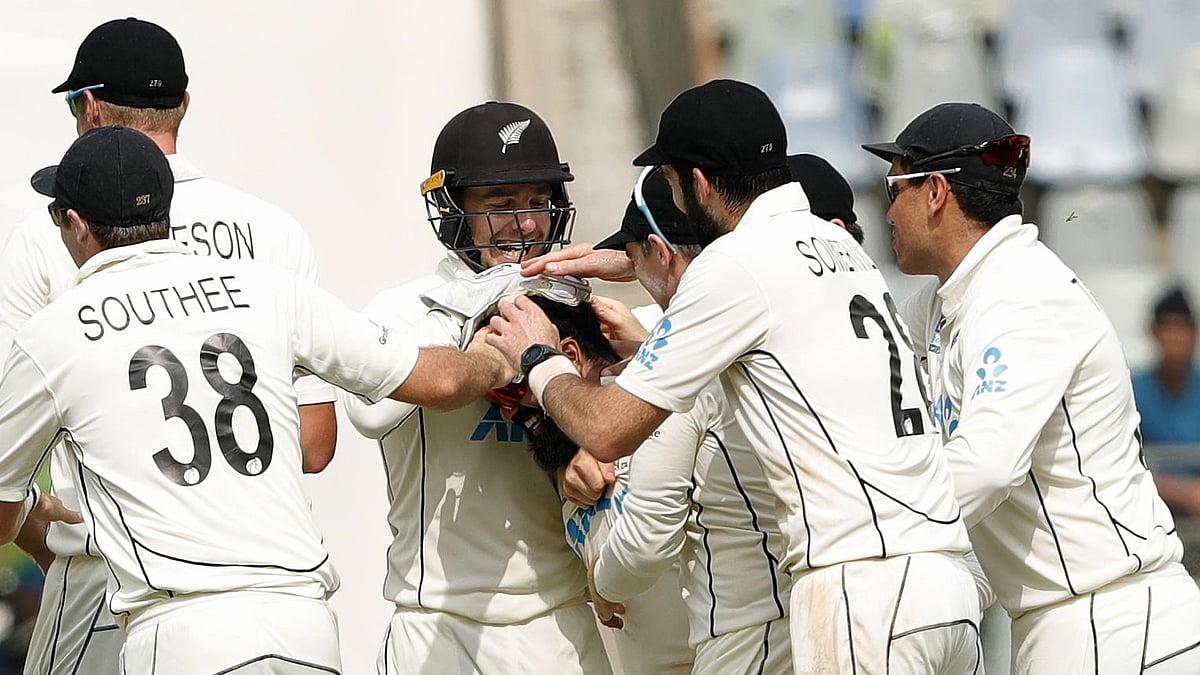 <div class="paragraphs"><p>Ajaz Patel picked 10 wickets in the Indian innings.</p></div>