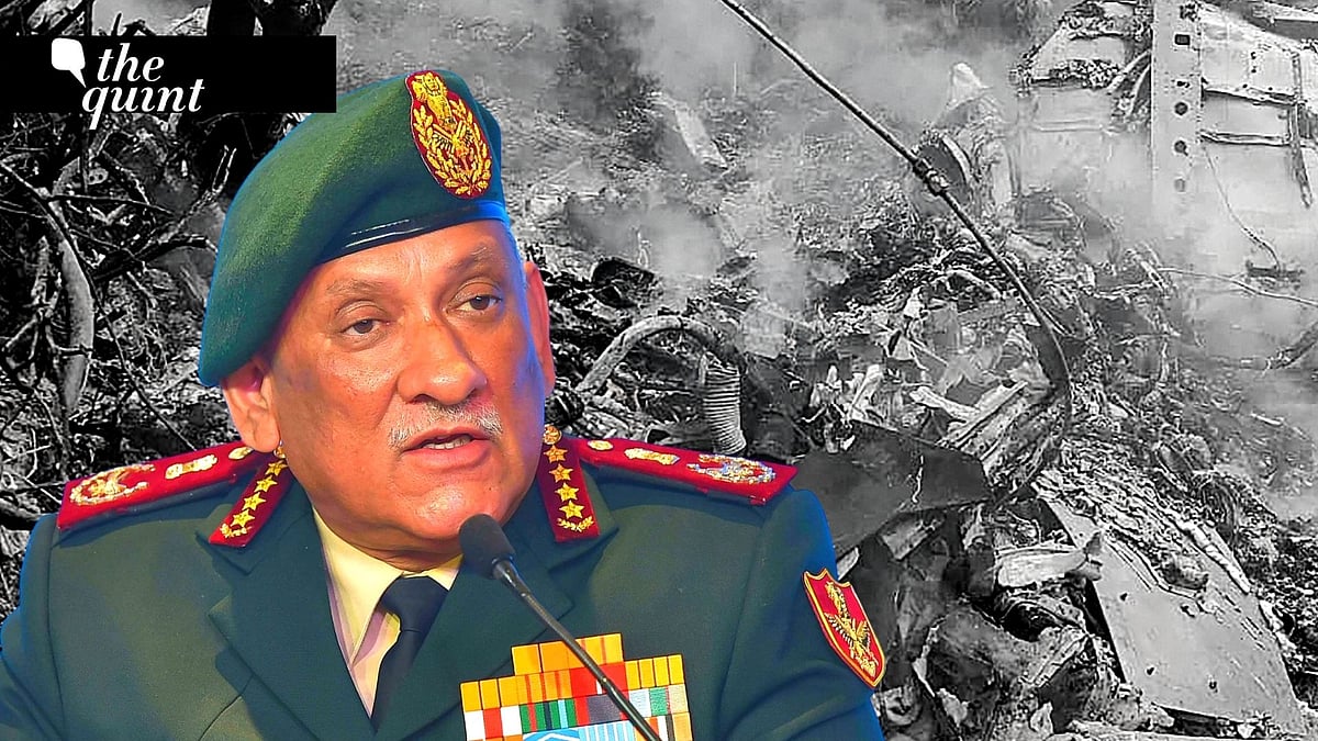 <div class="paragraphs"><p>CDS Bipin Rawat, his wife Madhulika Rawat and 11 others died in an IAF Mi-17V5 helicopter on Wednesday, 8 December, the Indian Air Force has confirmed in a tweet.</p></div>