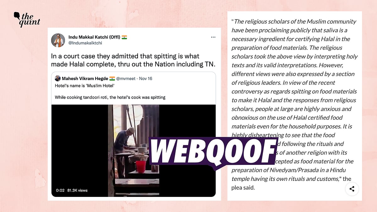 <div class="paragraphs"><p>The viral claim shares a screenshot talking about Halal food without proper context.</p></div>