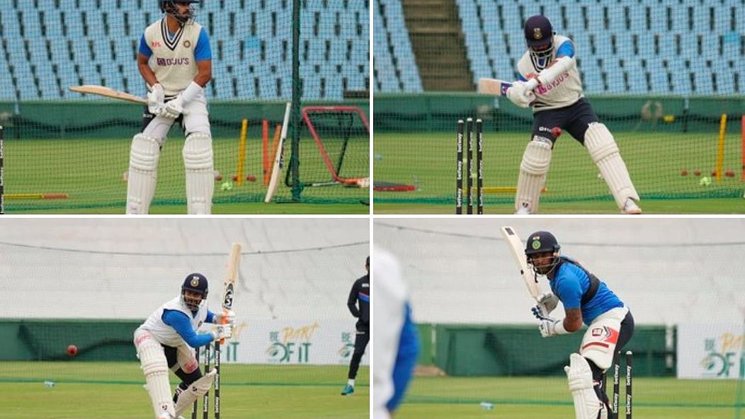 <div class="paragraphs"><p>Indian batters during an intense nets session at SuperSport Park in South Africa.</p></div>