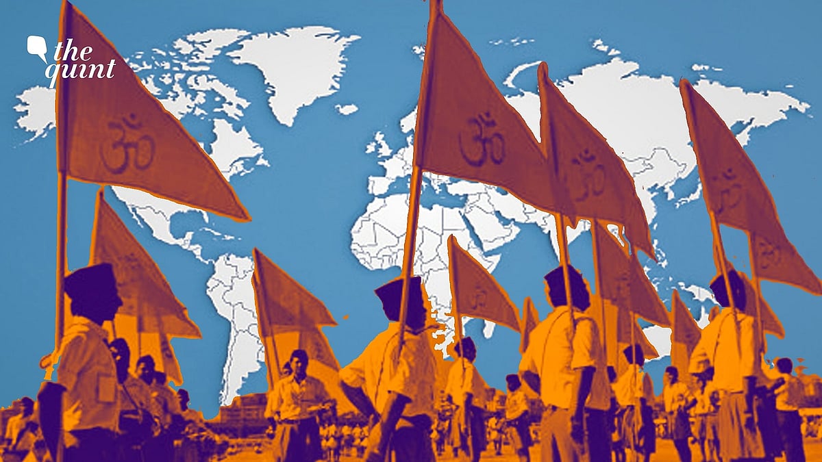 <div class="paragraphs"><p>Around 45 people of Indian descent gathered in a park in Windsor on Monday holding the Indian flag and chanting the <a href="https://www.thequint.com/news/india/shiv-sena-protest-navneet-rana-mumbai-hanuman-chalisa-matoshree-uddhav-thackeray">Hanuman Chalisa</a> to "show the government of Maharashtra" that there is freedom of speech in Britain even if there isn't in India."</p></div>